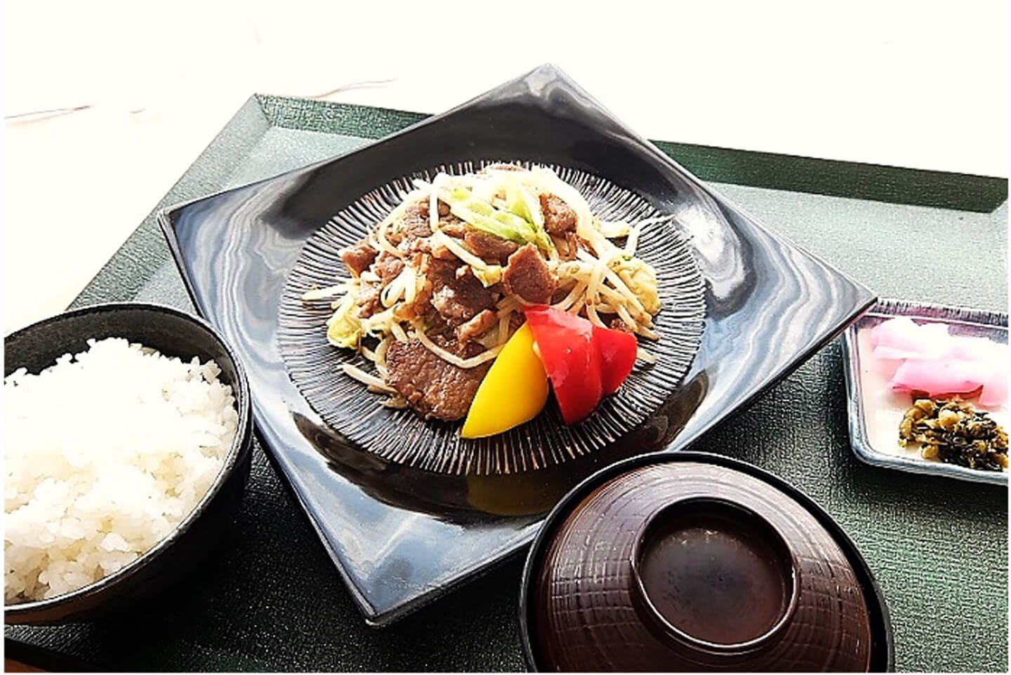 信州新町むさしや ジンギスカン定食