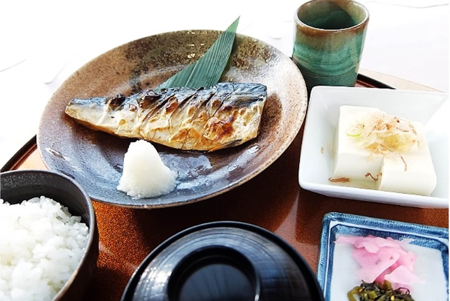 鯖の塩焼き定食